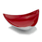 HomeRoots 14" x 14" Buffed And Poppy Red Trigon Tray