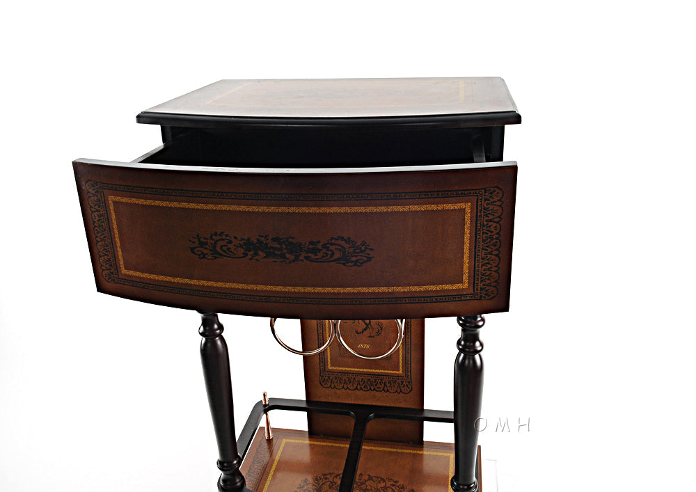HomeRoots 14" x 20" x 36" Wine Cabinet