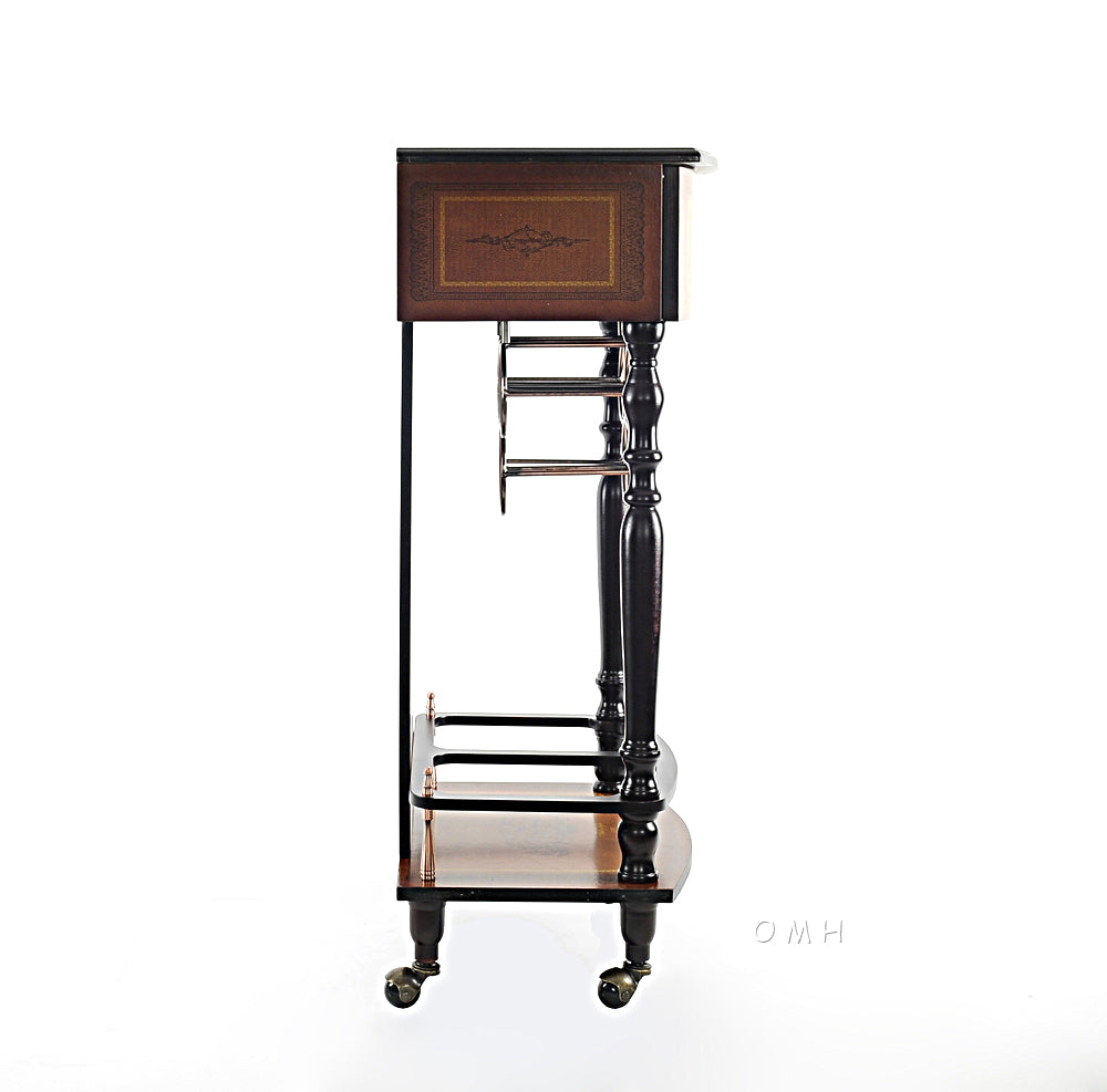HomeRoots 14" x 20" x 36" Wine Cabinet