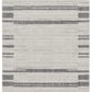 HomeRoots 144" x 180" Ivory Grey Polyester Rug