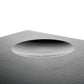 HomeRoots 14.5' Black Crocodile Lacquer Coffee Table with 2 Drawers