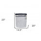 HomeRoots 14.5" x 20" x 23" WhiteBlueOvalWillow Basket Set of 5