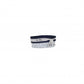 HomeRoots 14.5" x 20" x 23" WhiteBlueOvalWillow Basket Set of 5