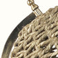 HomeRoots 15" Modern Farmhouse Rustic Jute and Marble Globe Sculpture