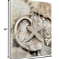 HomeRoots 15" Sandy Starfish and Seashells 3 Giclee Wrap Canvas Wall Art