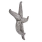 HomeRoots 15' Silver Pewter Textured Starfish Wall Art