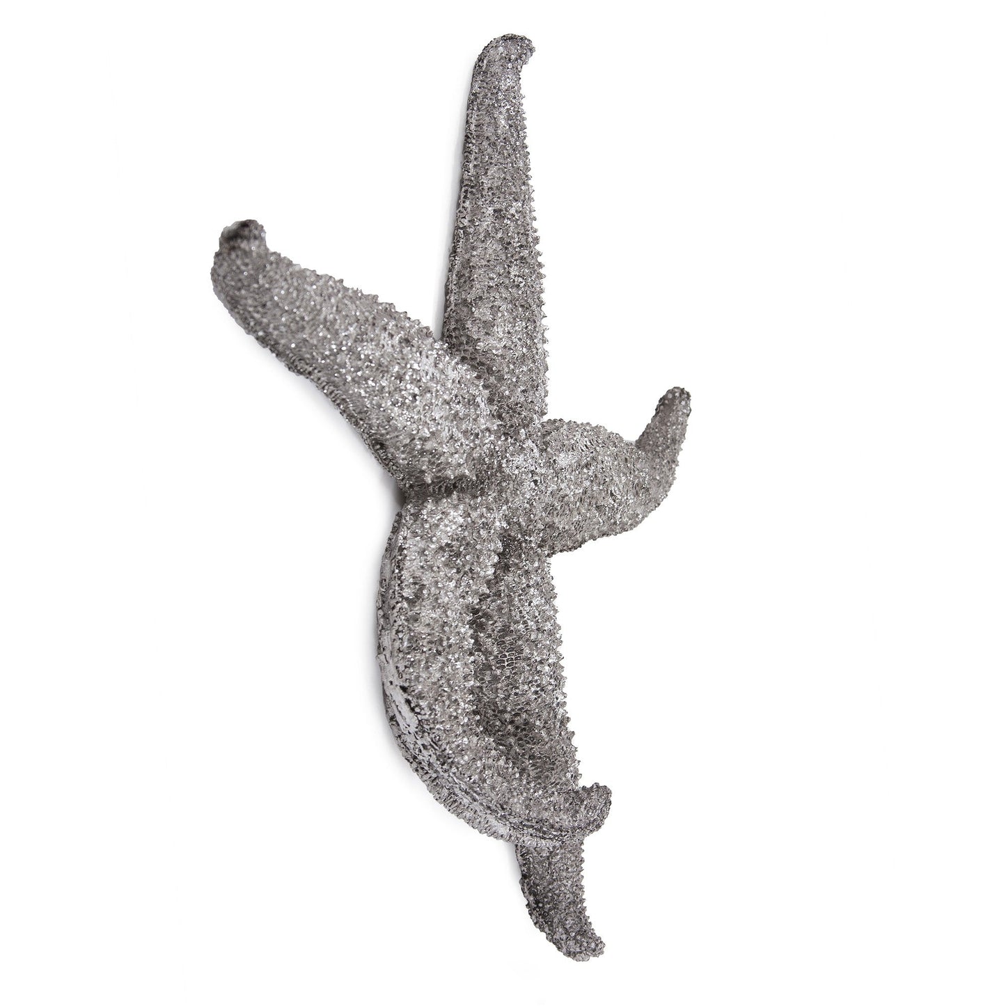 HomeRoots 15' Silver Pewter Textured Starfish Wall Art