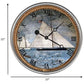 HomeRoots 15" Vintage Nautical Sailboats Wall Clock