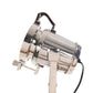 HomeRoots 15.5" x 15.5" x 29" Alum Spot Light On Wooden Stand