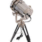 HomeRoots 15.5" x 15.5" x 29" Alum Spot Light On Wooden Stand