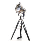 HomeRoots 15.5" x 15.5" x 29" Alum Spot Light On Wooden Stand
