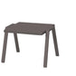HomeRoots 16" Aluminum End Table in Taupe Finish