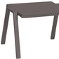 HomeRoots 16" Aluminum End Table in Taupe Finish