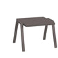 HomeRoots 16" Aluminum End Table in Taupe Finish