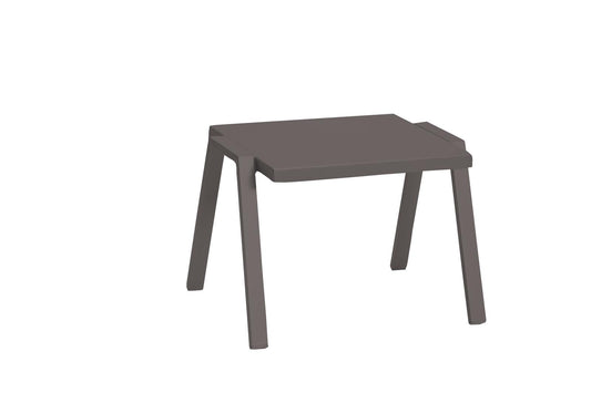 HomeRoots 16" Aluminum End Table in Taupe Finish