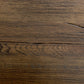HomeRoots 16" Dark Aged Oak Wood Veneer and Steel Coffee Table