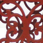 HomeRoots 16" End Tables Set in Red Finish