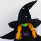 HomeRoots 16" Halloween Witch Gnome Sculpture