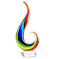 HomeRoots 16 MultiColor Art Glass Centerpiece