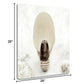 HomeRoots 16" Seashell Bulb 1 Giclee Wrap Canvas Wall Art