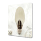 HomeRoots 16" Seashell Bulb 4 Giclee Wrap Canvas Wall Art