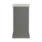 HomeRoots 16" x 13" x 30" MDF Cabinet In Grey