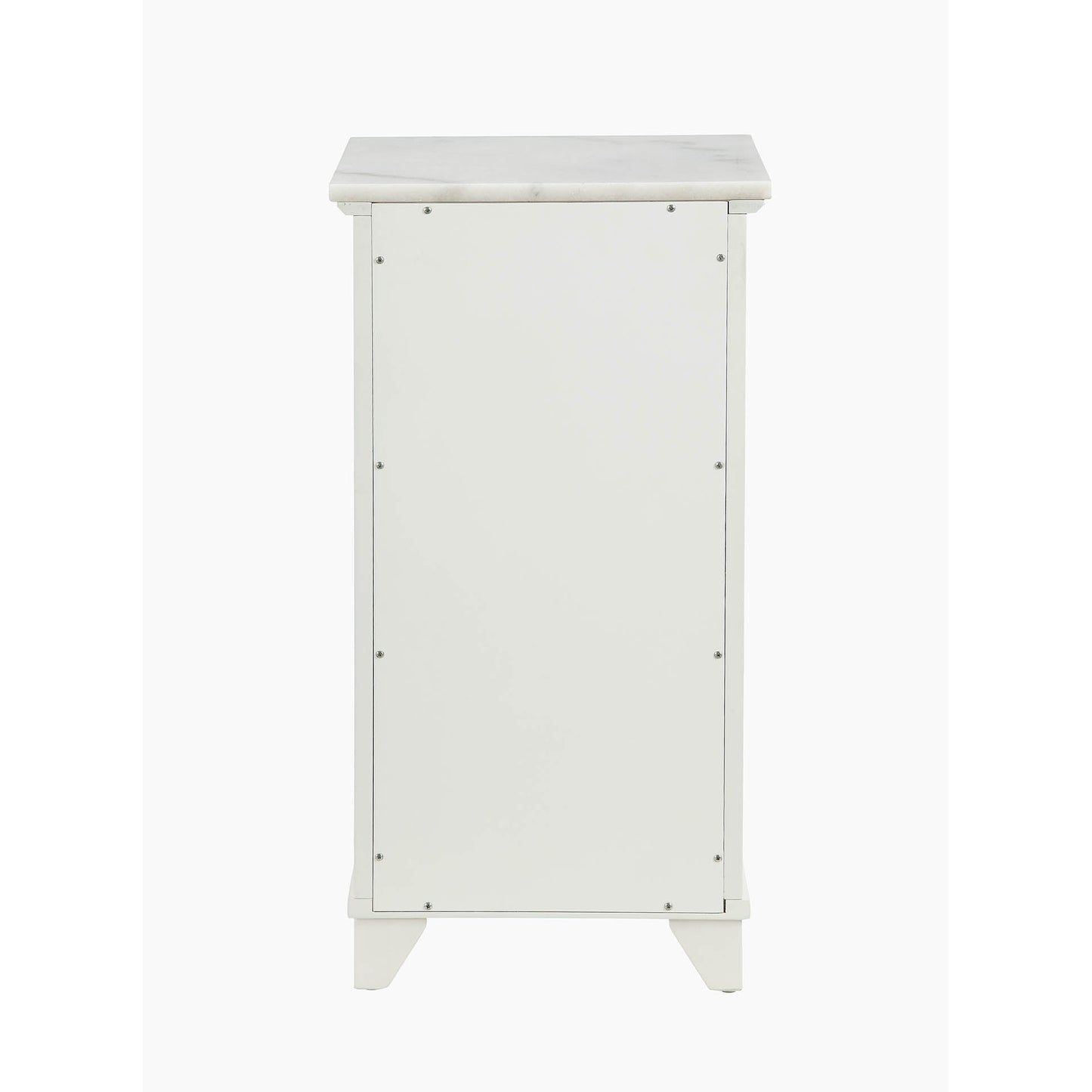 HomeRoots 16" x 13" x 30" Stunning Cabinet In White