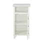 HomeRoots 16" x 13" x 30" White Cabinet