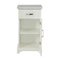 HomeRoots 16" x 13" x 30" White Classy Cabinet