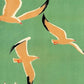 HomeRoots 16" x 24" Birds Over Lake Michigan c1929 Vintage Travel Poster Wall Art