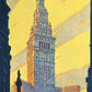 HomeRoots 16" x 24" Cleveland Union Terminal Vintage Travel Poster Wall Art