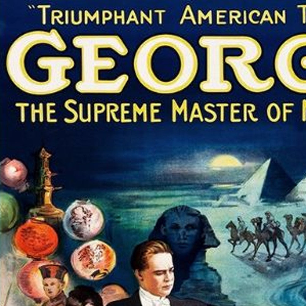HomeRoots 16" x 24" George the Supreme Master Vintage Magic Poster Wall Art