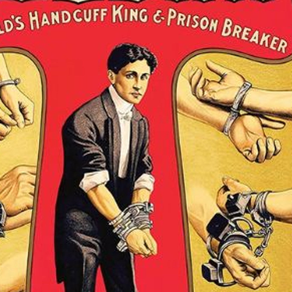 HomeRoots 16" x 24" Houdini Handcuff King Vintage Magic Poster Wall Art