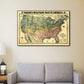 HomeRoots 16" x 24" Vintage 1862 Civil War Map Wall Art