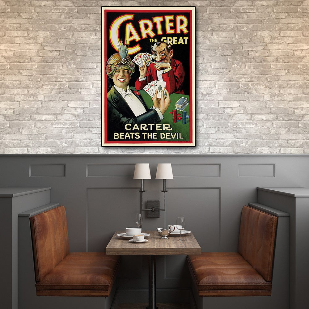 HomeRoots 16" x 24" Vintage 1922 Carter Vintage Magic Poster Wall Art