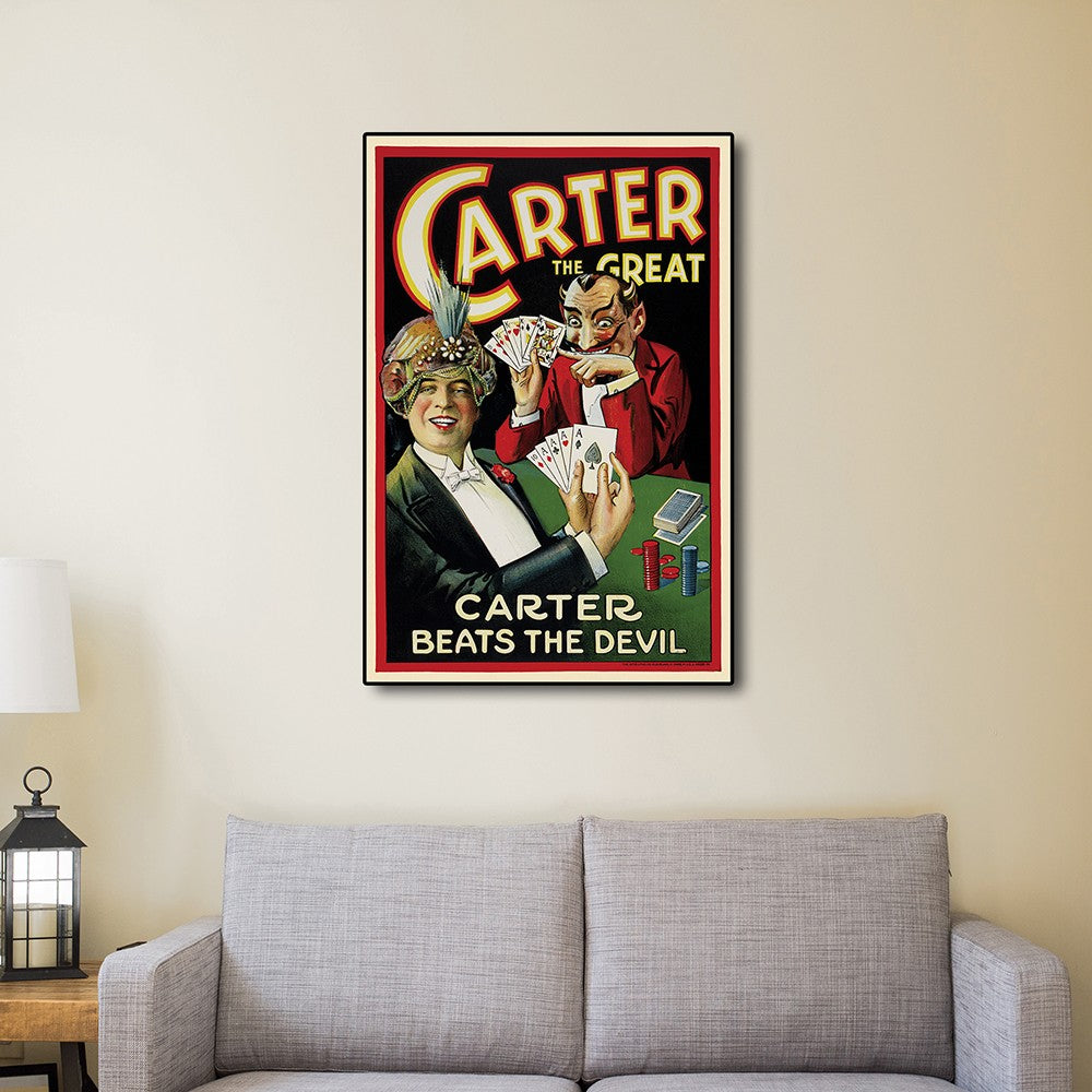 HomeRoots 16" x 24" Vintage 1922 Carter Vintage Magic Poster Wall Art
