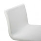 HomeRoots 16.5 x 20 x 32-42 White Stainless Steel Bar Stool