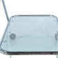 HomeRoots 16.5" x 26.25" x 30.5" Chrome XShape Bar Cart