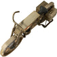 HomeRoots 16.5" x 66" x 36" HD Bike Bar in Antiqued Tan Finish