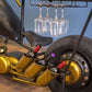 HomeRoots 16.5" x 70" x 33" Bober Bike Bar With Antiqued Finish