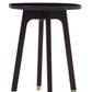 HomeRoots 17" Mod Scandi Wood End or Side Table in Black Finish