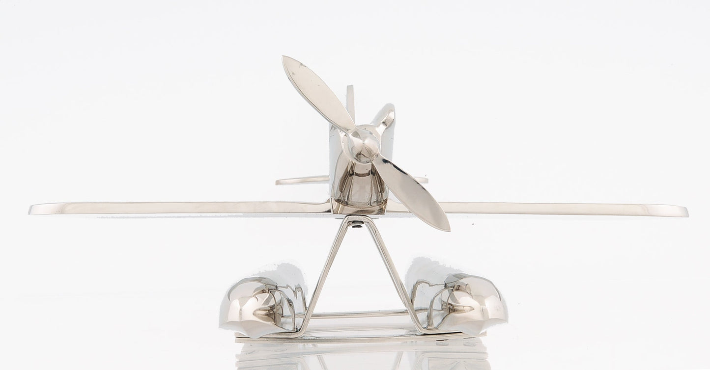 HomeRoots 17" x 16.5" x 7" Alum Seaplane