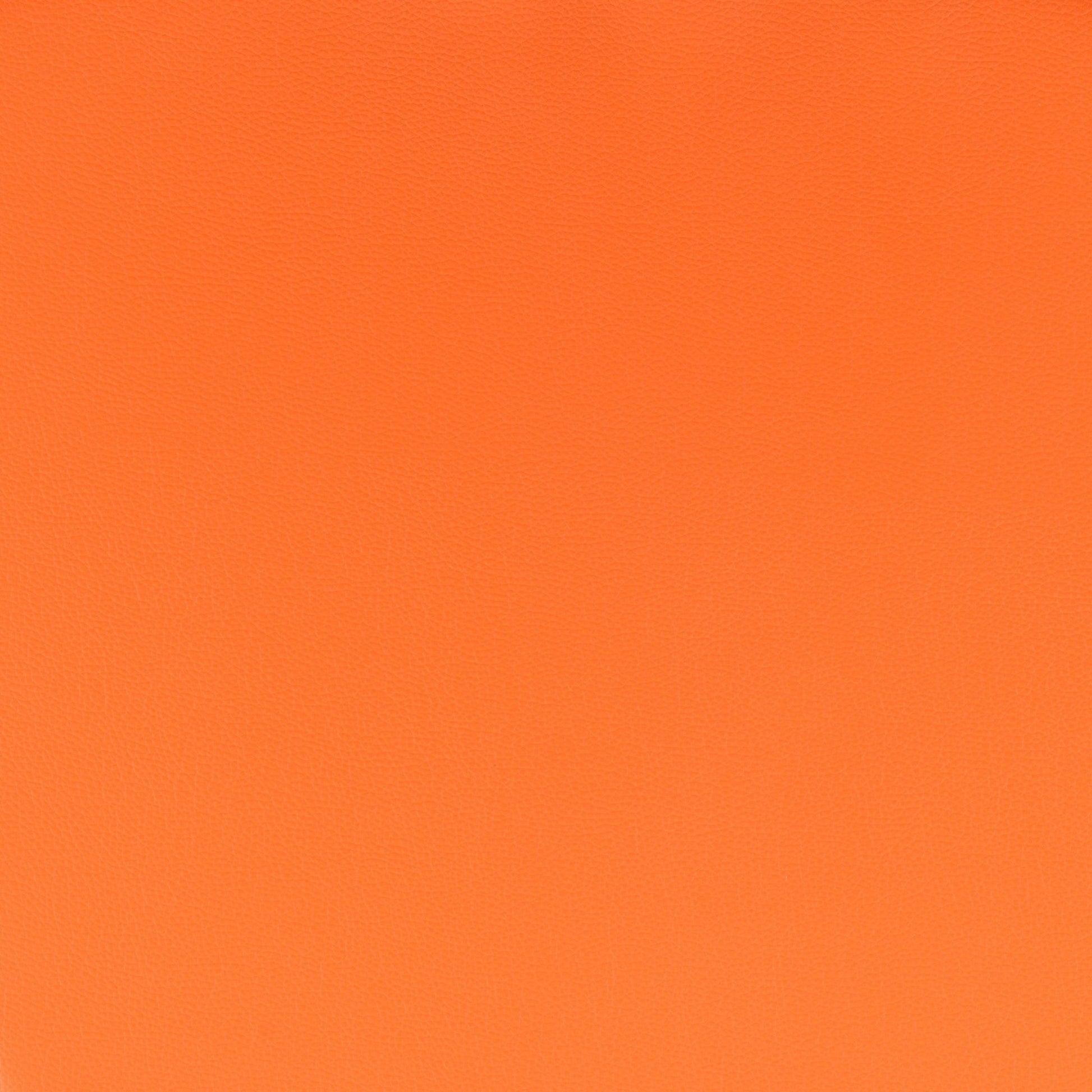 HomeRoots 17" x 17" Synthetic Solid Color Dining Chair Cushion Seat Cushion in Orange Finish