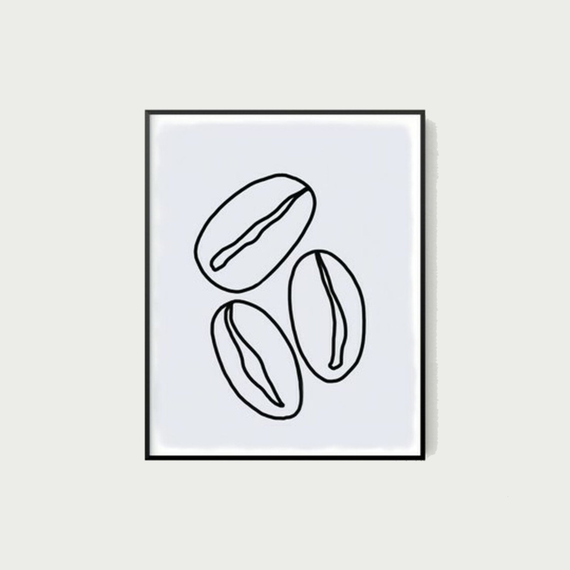 HomeRoots 17" x 22" Contemporary Coffee Bean Wall Art Wall Art