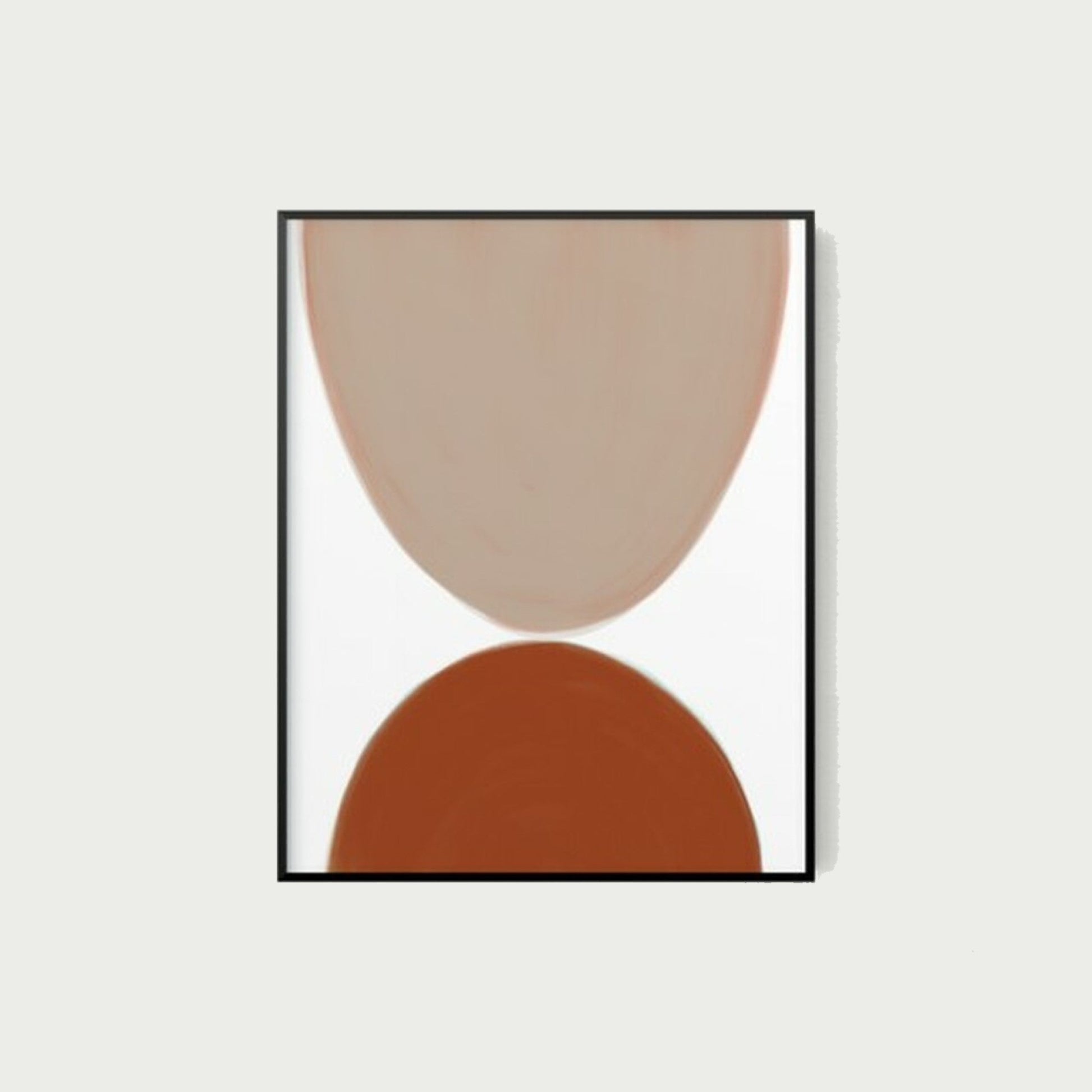 HomeRoots 17" x 22" Contemporary Collide Abstract Watercolor Wall Art