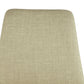 HomeRoots 17" x 23" x 32" Light Green Fabric And Gold Accent Chair