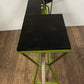 HomeRoots 17" x 71" x 33.5" HD Bike Counter in Antiqued Green Finish