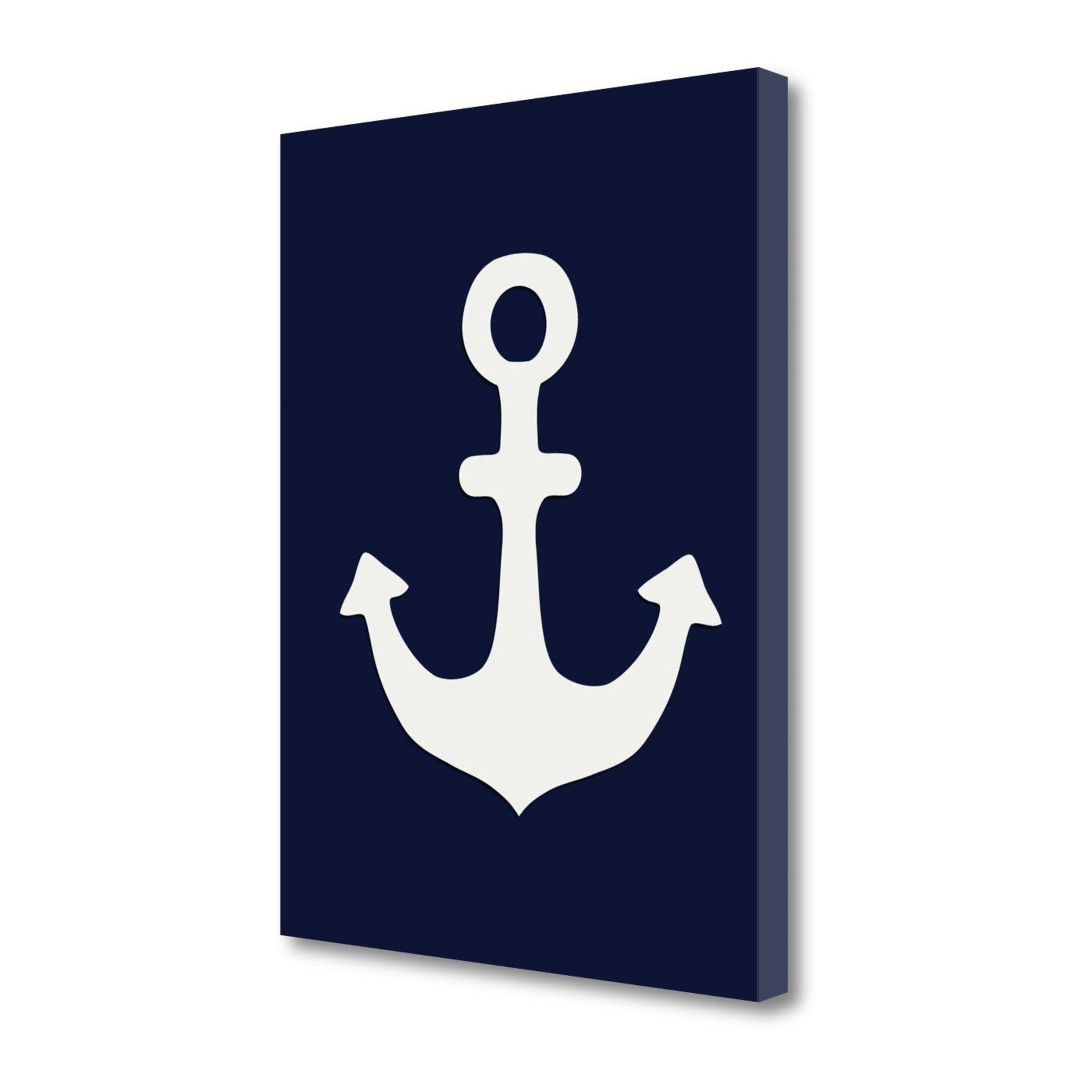 HomeRoots 18" Anchor's Down Giclee Wrap Canvas Wall Art