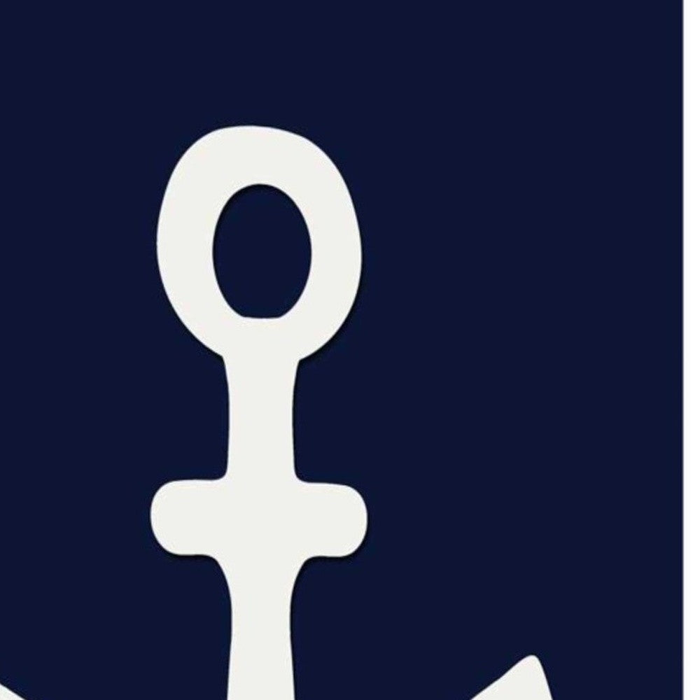 HomeRoots 18" Anchor's Down Giclee Wrap Canvas Wall Art