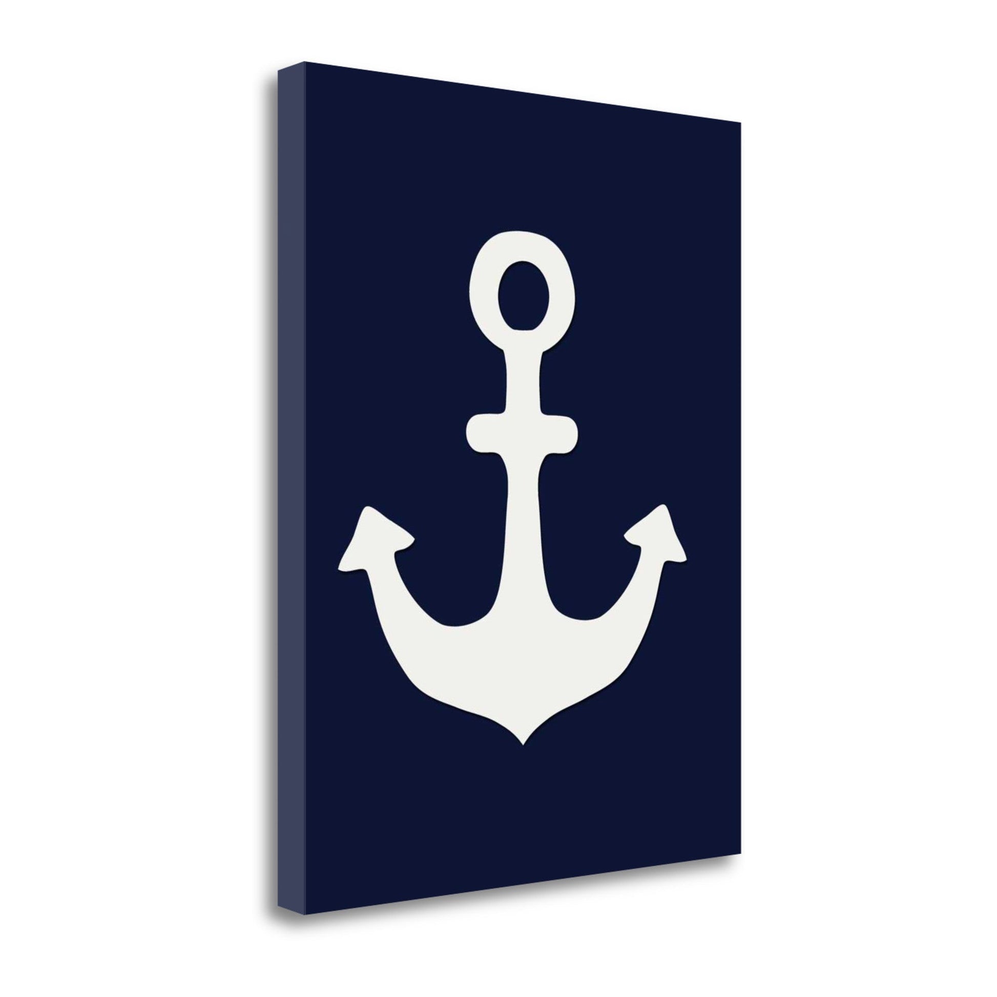 HomeRoots 18" Anchor's Down Giclee Wrap Canvas Wall Art